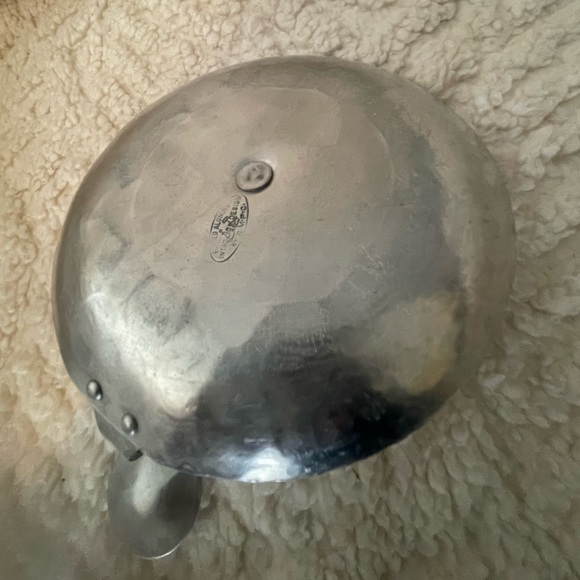 Vintage forced aluminum candle holder - Intaglio Design EMP Co. - Picture 6 of 7